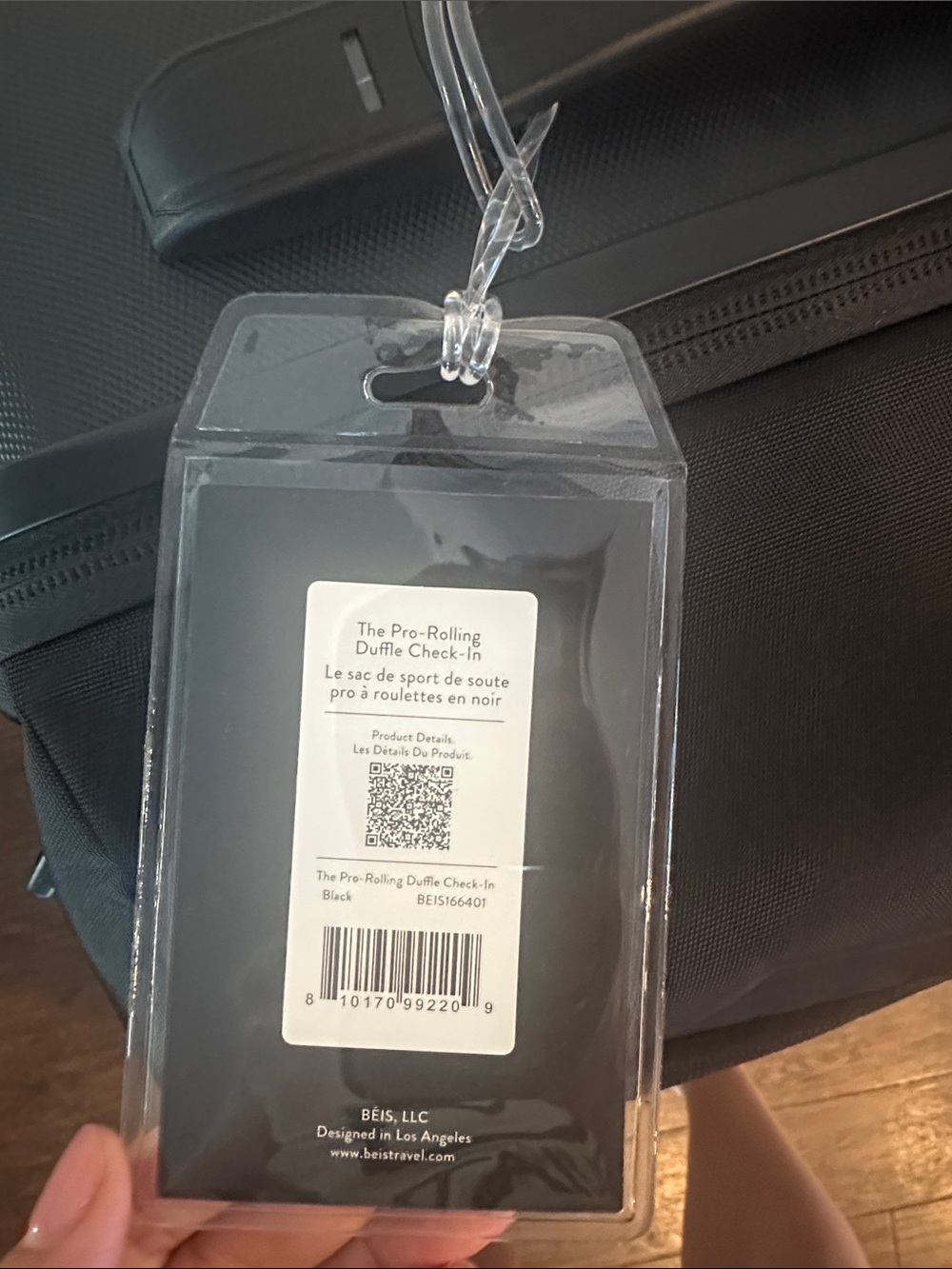 NWT Beis Pro-Rolling Duffle Check In - Picture 7 of 8